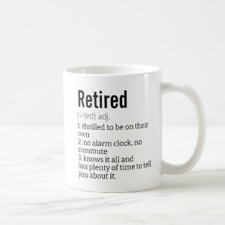 Funny Remoe Definition Gift for Retirement Gag Koffiemok