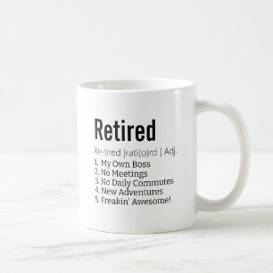 Funny Remoe Definition Gift for Retirement Gag Koffiemok