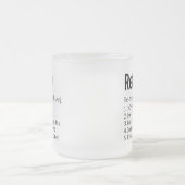 Funny Remoe Definition Gift for Retirement Gag Matglas Koffiemok (Center)