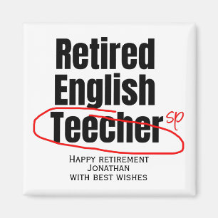 Funny Remoe English Teacher Spelling Mistak Magneet