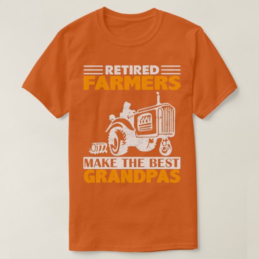 Funny Remoe Farmer Tractor Grandpas T-shirt (Design voorkant)