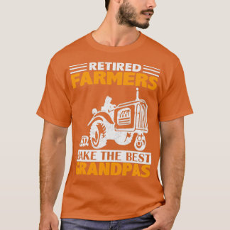 Funny Remoe Farmer Tractor Grandpas T-shirt