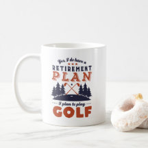 Funny Remoe Golf Player Retirement Plan Golfing