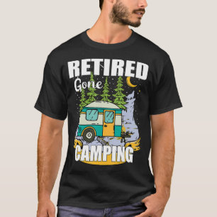 Funny Remoe Gone Camping T-shirt