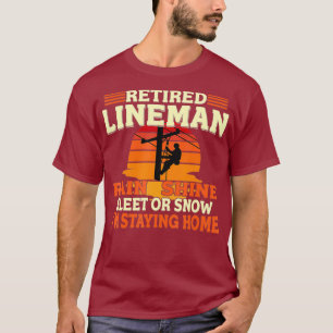Funny Remoe Lineman Gifts voor mannen opa T-shirt