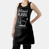 Funny Remoe Nurse RN Retirement Medical Apron Schort (Insitu)