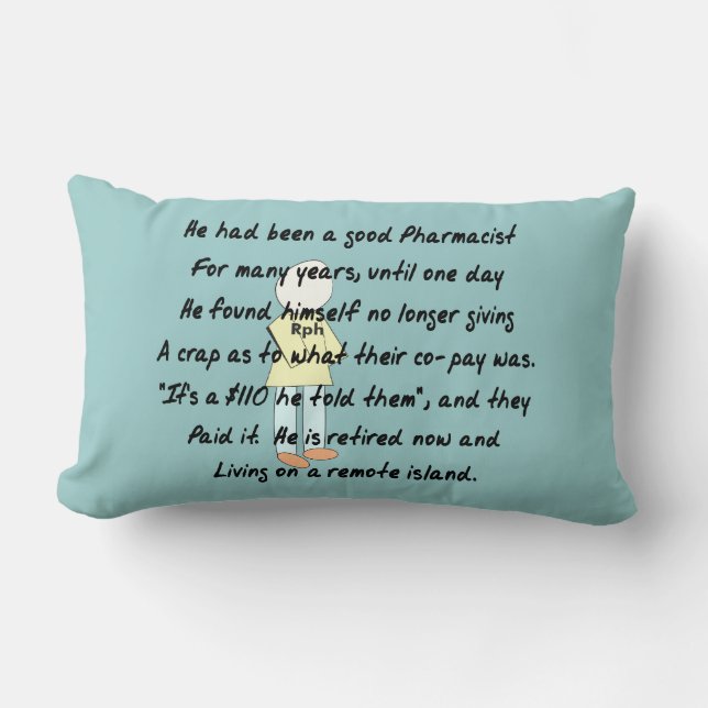 Funny Remoe Pharmacist Pillow Kussen (Voorkant)