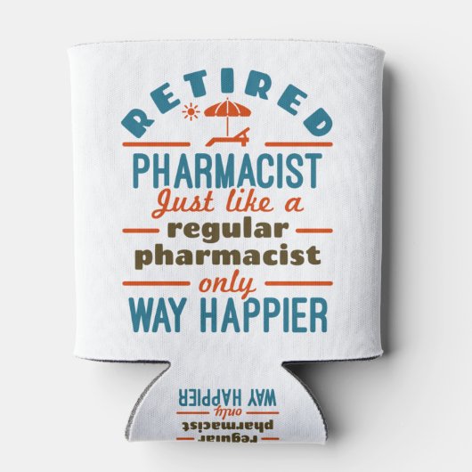 Funny Remoe Pharmacist Way Happier Blikjeskoeler (Achterkant)