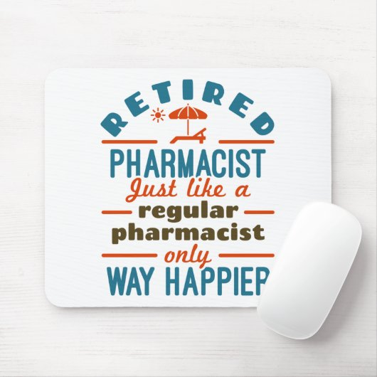 Funny Remoe Pharmacist Way Happier Muismat (Met muis)