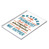 Funny Remoe Pharmacist Way Happier Notitieboek (Linkerzijde)