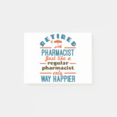 Funny Remoe Pharmacist Way Happier Post-it® Notes (Voorkant)