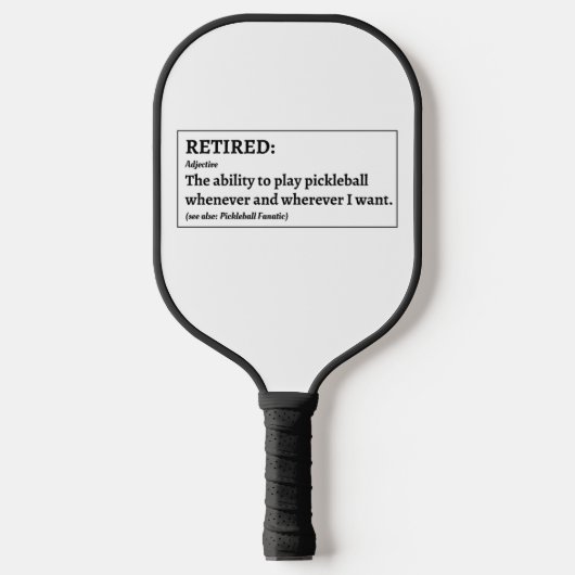 Funny Remoe Pickleball Pickleball Paddle (Voorkant)