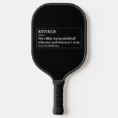 Funny Remoe Pickleball Pickleball Paddle (Achterkant)