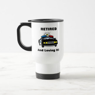 Funny Remoe Politieman/Chief Travel Mug Reisbeker