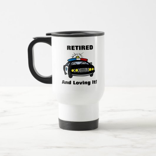 Funny Remoe Politieman/Chief Travel Mug Reisbeker (Links)