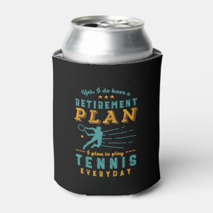 Funny Remoe Quote Retirement Plan Play Tennis Blikjeskoeler