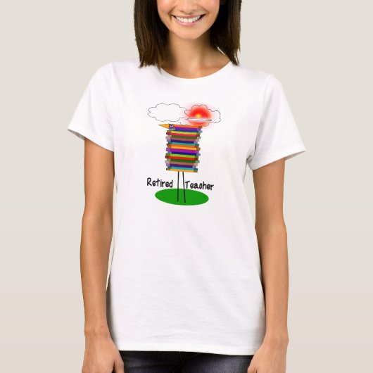 Funny Remoe Teacher Book Bird T-Shirt 1 (Voorkant)