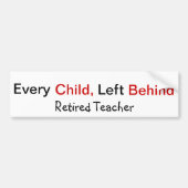 Funny Remoe Teacher Bumpersticker (Voorkant)