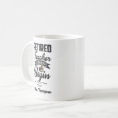 Funny Remoe Teacher-Let op het reces Koffiemok (Voorkant links)