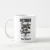 Funny Remoe Teacher-Let op het reces Koffiemok (Links)