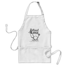 Funny Remoe Zuster wil geen pensioen zien Standaard Schort