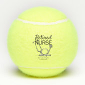 Funny Remoe Zuster wil geen pensioen zien Tennisballen (Achterkant)