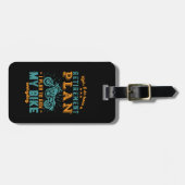 Funny Remotorcycle - pensioenplan voor bejaarde bi Bagagelabel (Voorkant horizontaal)