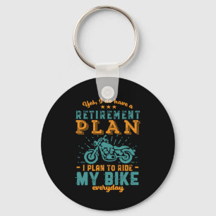 Funny Remotorcycle - pensioenplan voor bejaarde bi Sleutelhanger