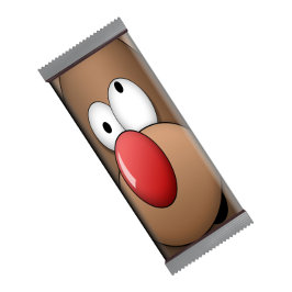 Funny Rendier Christmas Snoep Bar Wrappers Favorie Notitieblok