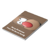 Funny Rendier Christmas Snoep Bar Wrappers Favorie Notitieblok (Linkerzijde)