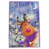 Funny Rendier Kerst Cadeautas (Voorkant)