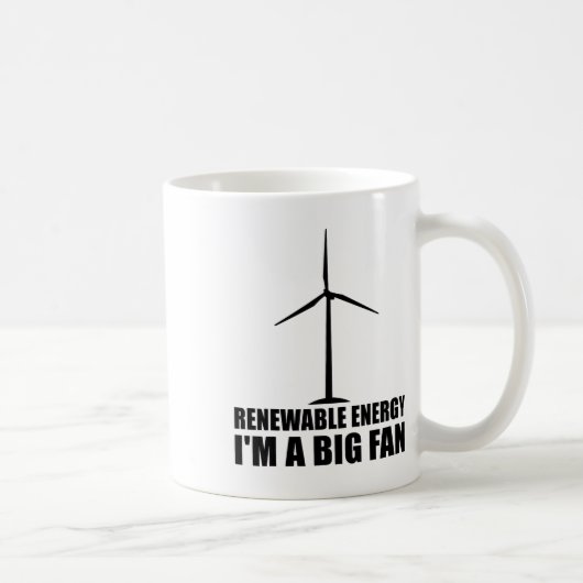 Funny Renewable Energy Environmental Gift Cool Win Koffiemok (Rechts)