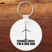 Funny Renewable Energy Environmental Gift Cool Win Sleutelhanger (Voorkant)
