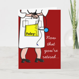 Funny Reolder Nurse Wenskaart Kaart