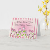 Funny Reolder Nurse Wenskaart Kaart (Gele Bloem)