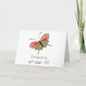 Funny Reolder Nurse Wenskaart Kaart (Achterkant)