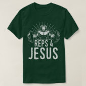 Funny Repo 4 Jesus Gym Weightlift T-shirt (Design voorkant)