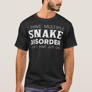 Funny Reptile Breeeder Snake Owner Gift Snake Diso T-shirt