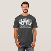 Funny Reptile dyfunction Lizard Snake Gift T-shirt (Voorkant volledig)