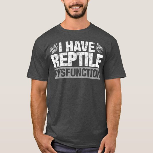 Funny Reptile dyfunction Lizard Snake Gift T-shirt (Voorkant)