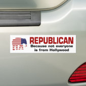 Funny Republican Bumpersticker (Op auto)