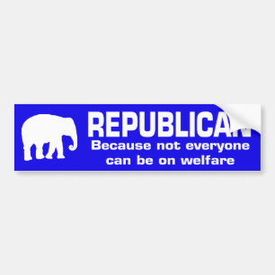 Funny Republican Bumpersticker