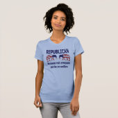Funny Republican Dames Tank (Voorkant volledig)
