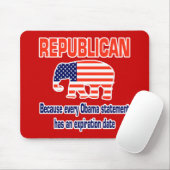Funny Republican Obama Muismat (Met muis)
