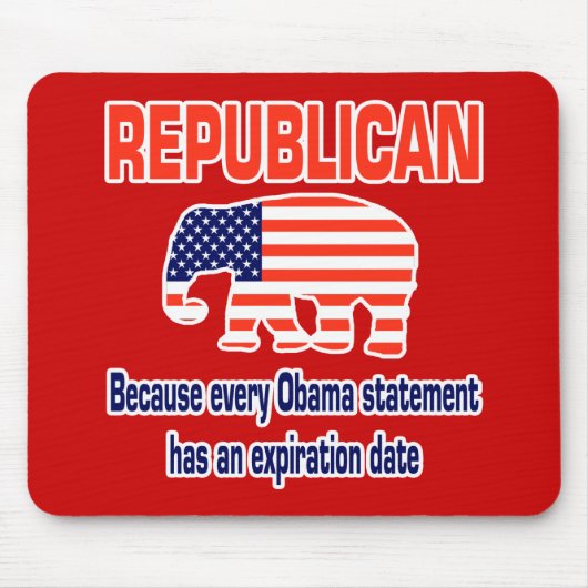 Funny Republican Obama Muismat (Voorkant)