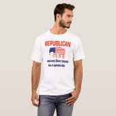 Funny Republican Obama T-shirt (Voorkant volledig)