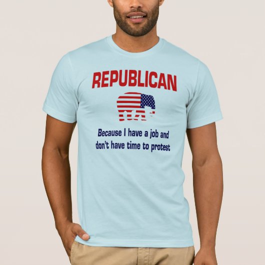 Funny Republican Protest Shirt (Voorkant)