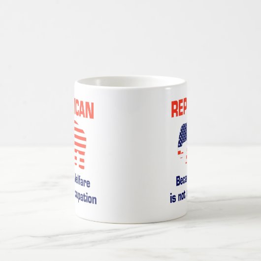 Funny Republican - Welzijn Koffiemok (Center)