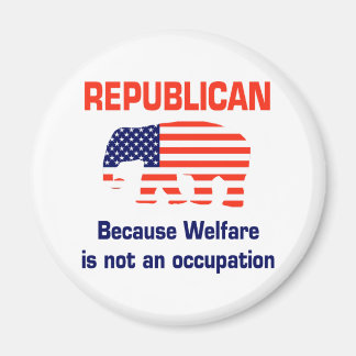 Funny Republican - Welzijn Magneet