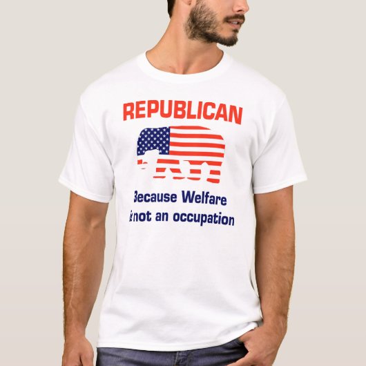 Funny Republican - Welzijn T-shirt (Voorkant)